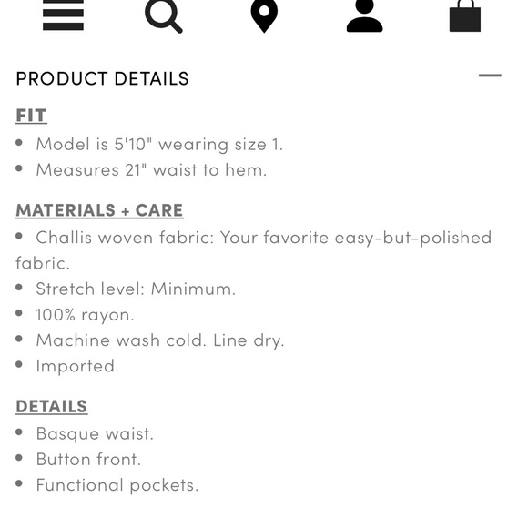 Torrid Button front tired Mini Skirt - Challis Black 00 - Picture 10 of 10